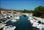 Standing on the bridge to old Trogir